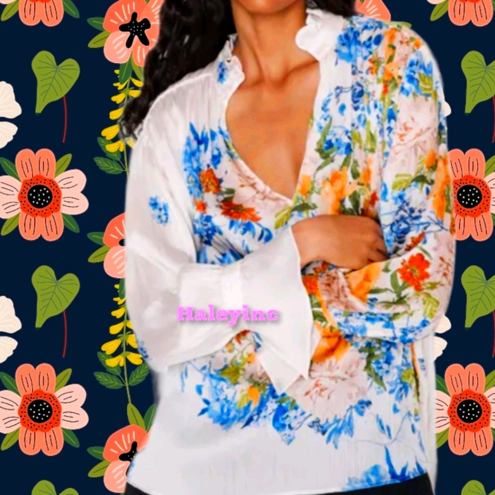 Zara Floral blouse